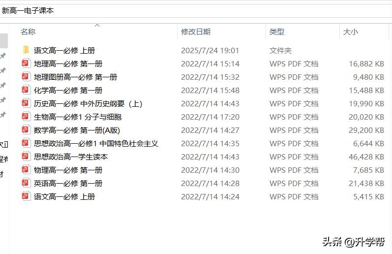 高一物理必修一視頻