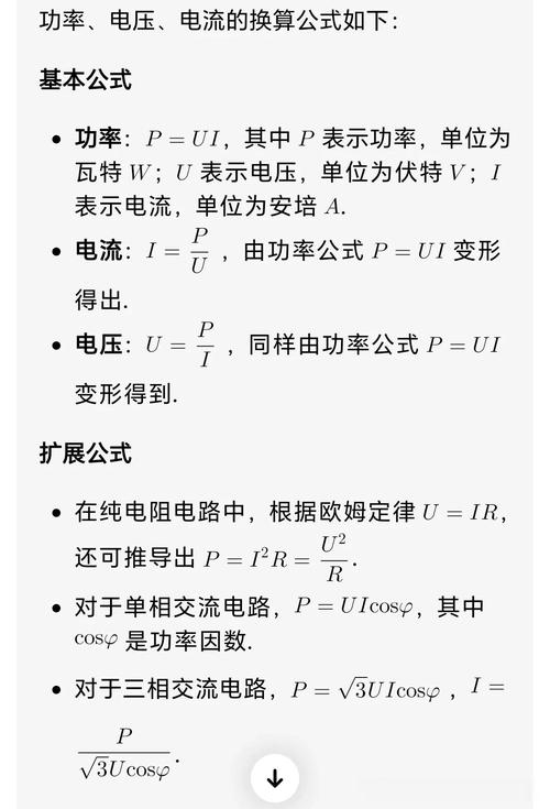 初中物理電學(xué)核心公式大全：歐姆定律、電功與電功率詳解（八年級上冊）