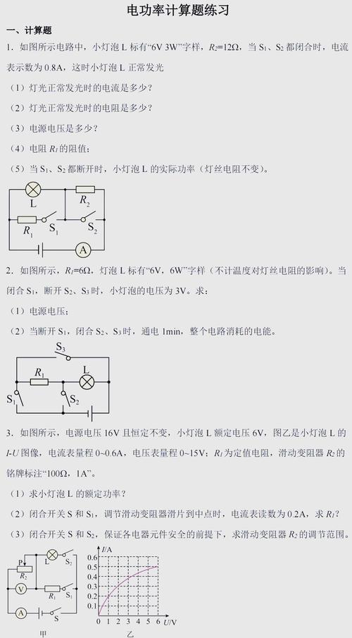 初中物理物理例題